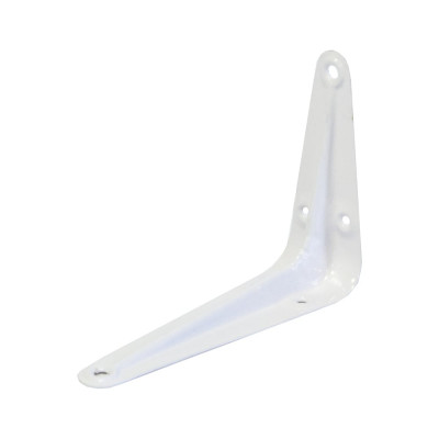 Угловой кронштейн (белый, 125х100 мм) 20 шт TECH-TOP 54296