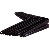 Угловой кронштейн (коричневый, 150х125 мм) TECH-TOP 54299