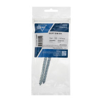 Болт DIN 571 сантехнический оцинкованный 8x120, 2 шт, пакет Zitar 103880