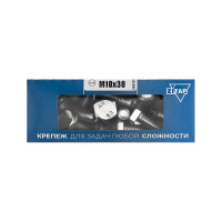 Болт DIN933 с шестигранной головкой оцинкованный М10x30 мм, 20 шт, коробка с окном Zitar 105215