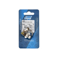 Обжимной хомут из нержавеющей стали 10x16 мм, 2 шт, ярлык Zitar 104042