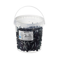 Саморез КР со сверлом 4,8x28 мм RAL-8017 шоколадно-коричневый, 300 шт в ведре Zitar 103180