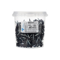 Саморез КР со сверлом 4,8x28 мм RAL-8017 шоколадно-коричневый, 300 шт в ведре Zitar 103180