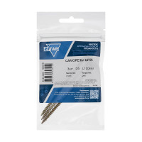 Саморез ШУж с потайной головкой 5,0x100 мм, 3 шт., пакет Zitar 102516