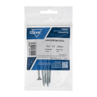 Саморез ШУц с потайной головкой 5,0x80 мм, 5 шт., пакет Zitar 102451