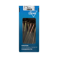 Универсальные саморезы, желтые, 110x6,0 мм, 50 шт., коробка с окном Zitar 102276