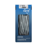 Универсальные саморезы, оцинкованные, 120x6,0 мм, 50 шт., коробка с окном Zitar 102214