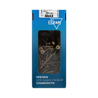 Универсальные саморезы, желтые, 40x4,0 мм, 200 шт., коробка с окном Zitar 102245