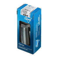 Болт с шестигранной головкой DIN933 оцинкованный, М20x70 мм, 6 шт в коробке с окном Zitar 126543