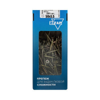 Саморезы универсальные Zitar, 3,5х50 мм, желтые, 200 шт. (коробка с окном) 102238