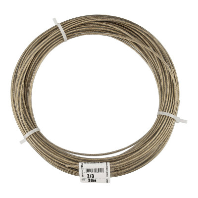 Трос в оплётке PVC 2/3 упак. 30м- накл. Zitar 127854