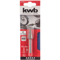 Фреза фасонная HSS (13х30 мм; хвостовик 6 мм; конус острый) по металлу KWB 7008-40