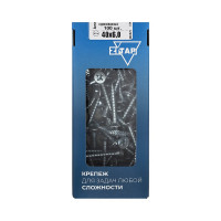 Универсальный саморез Tech-Krep 40х6,0 мм 100 шт оцинкованные, коробка с окном 102206