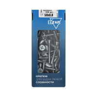 Универсальный саморез Tech-Krep 50х6,0 мм 100 шт оцинкованные, коробка с окном 102207