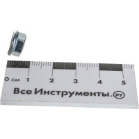 Гайка DIN6923 шестигранная оцинк. С фланцем Zitar М6 40 шт - пакет 141608