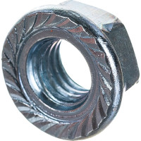 Соединительная гайка с фланцем Tech-Krep/Zitar DIN6923 оцинкованная М8 35 шт - пакет 141609