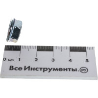 Соединительная гайка с фланцем Tech-Krep/Zitar DIN6923 оцинкованная М8 35 шт - пакет 141609