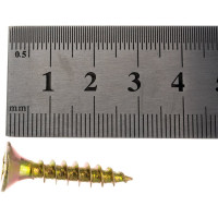 Саморез ШУж с потайной головкой 6,0x30 мм, 9 шт., пакет Zitar 136375