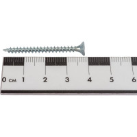 Саморез ШУц с потайной головкой 3,5x40 мм + дюбель 6x30 мм, 100 шт в пакете Zitar 112936