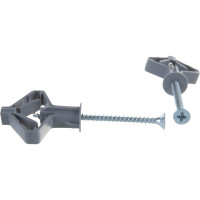 Дюбель бабочка для гипсокартона Tech-Krep/Zitar 10х50 с саморезом 4х60 4 шт- пакет 126703