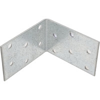 Крепежный угол равносторонний, 40x60x60x2,0 мм, накл. Zitar 126386