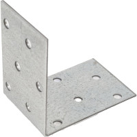 Крепежный угол равносторонний, 40x60x60x2,0 мм, накл. Zitar 126386