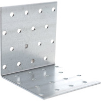 Крепежный угол равносторонний, 80x80x80x2,0 мм, накл. Zitar 126400