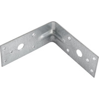 Крепежный угол усиленный, 90x40x2,0 мм, накл. Zitar 126395
