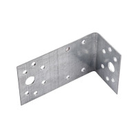 Крепежный уголок Tech-Krep оцинкованный 50х90х55х2,0 мм - накл. 124405