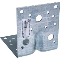 Уголок крепежный оцинкованный усиленный 105x105x90x2,0 мм, накл. Zitar 124408