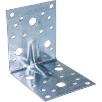 Уголок крепежный оцинкованный усиленный 105x105x90x2,0 мм, накл. Zitar 124408