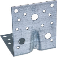 Уголок крепежный оцинкованный усиленный 105x105x90x2,0 мм, накл. Zitar 124408