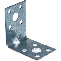 Уголок крепежный оцинкованный усиленный 50x50x36 мм, накл. Zitar 124410