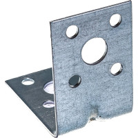 Уголок крепежный оцинкованный усиленный 50x50x36 мм, накл. Zitar 124410