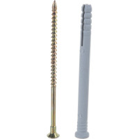 Дюбель-гвоздь Tech-Krep 6х80 потайная манжета, полипропилен 10 шт - пакет 103903