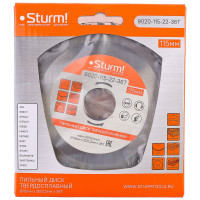 Пильный диск, Sturm 9020-115x22x36T размер 115x22x36 зубов 9020-115-22-36T