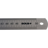 Стальная негибкая линейка 500 мм SOLA LSB 500 56104401