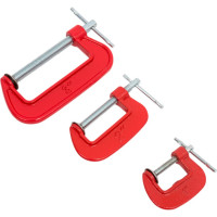 Набор струбцин (тип G, 3 штуки) Top Tools 12A375