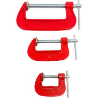 Набор струбцин (тип G, 3 штуки) Top Tools 12A375