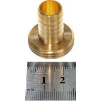 Штуцер латунный наружная резьба 3/4" 12мм Профитт 2101588