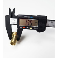 Штуцер латунный наружная резьба 3/4" 12мм Профитт 2101588