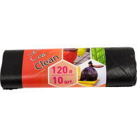 Мешки для мусора Ecoclean (10 шт; 120 л; 11 мкм; 67х100 см) Концепция Быта 2118
