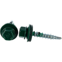 Кровельный саморез Качественный крепеж зеленый мох 4,8х29 150 шт 0500103 КЧ