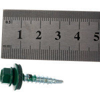 Кровельный саморез Качественный крепеж зеленый мох 4,8х29 150 шт 0500103 КЧ