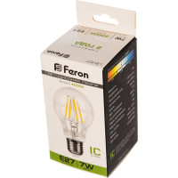 Светодиодная лампа FERON 7W 230V E27 4000K, LB-57 25570