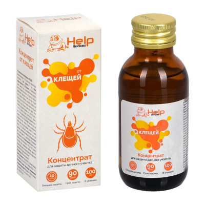 Инсектицидный концентрат от клещей HELP 100 мл 80226