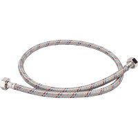 Гибкая подводка для воды, (оплетка нерж.сталь)1/2", вр/вр, 100см ELKA EL.LK.101.33.0100