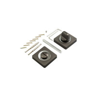 Завертка к ручкам (матовый чёрный никель) PUERTO BK AL 02 MBN