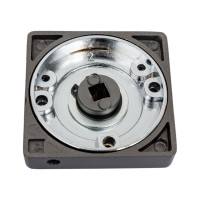 Завертка к ручкам (матовый чёрный никель) PUERTO BK AL 02 MBN