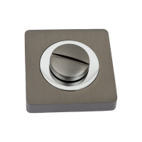 Завертка к ручкам (матовый чёрный никель) PUERTO BK AL 02 MBN